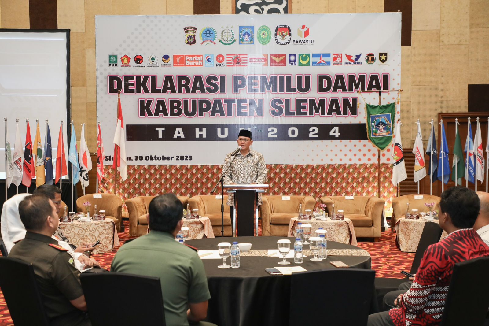 Sleman Deklarasi Damai Pemilu 2024