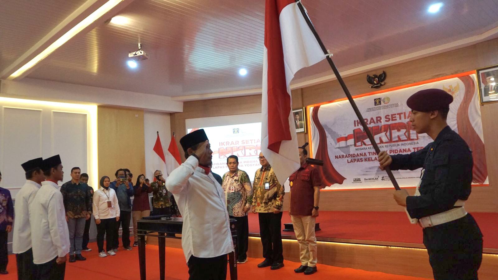 3 Napiter Lapas Jogja Ikrar Setia Kepada NKRI