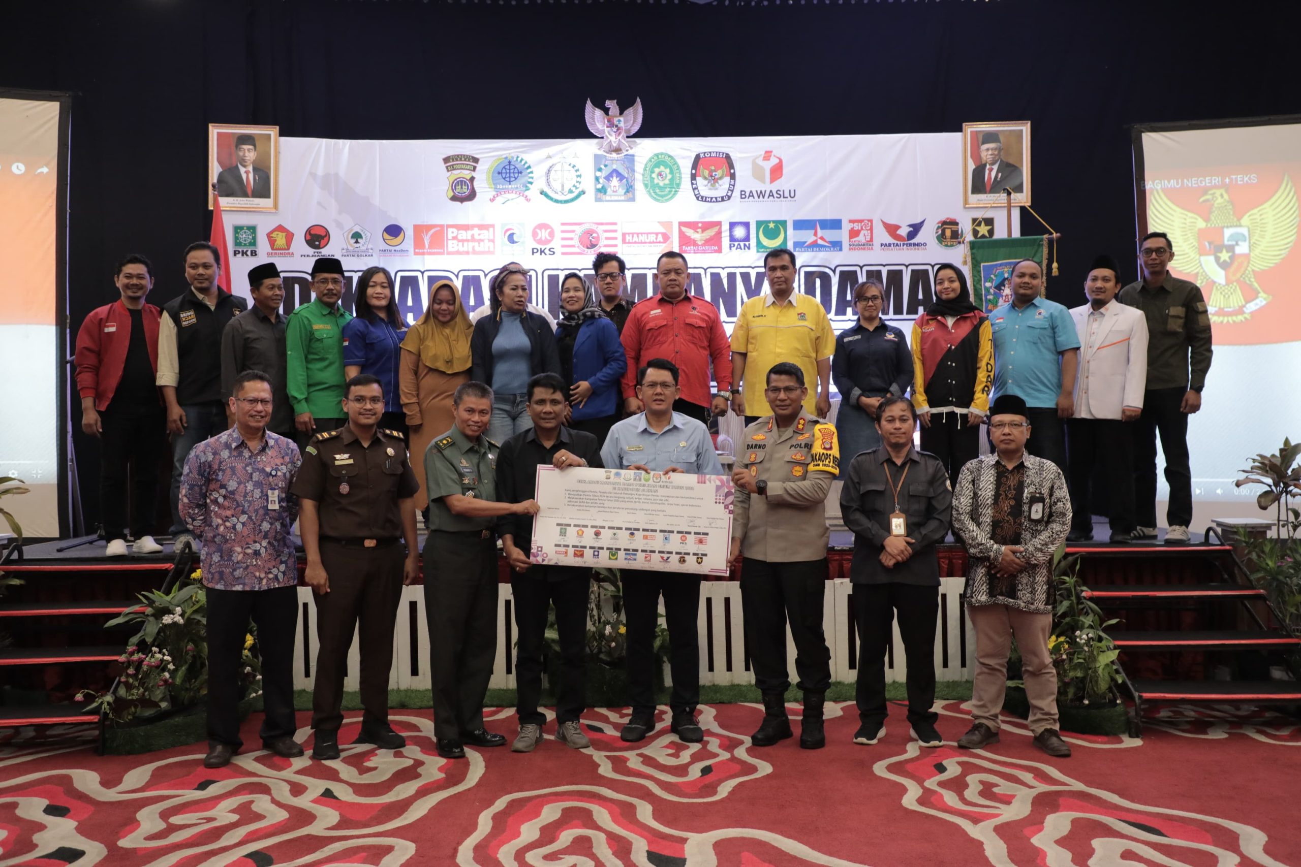 Danang Maharsa Pimpin Deklarasi Kampanye Pemilu Damai