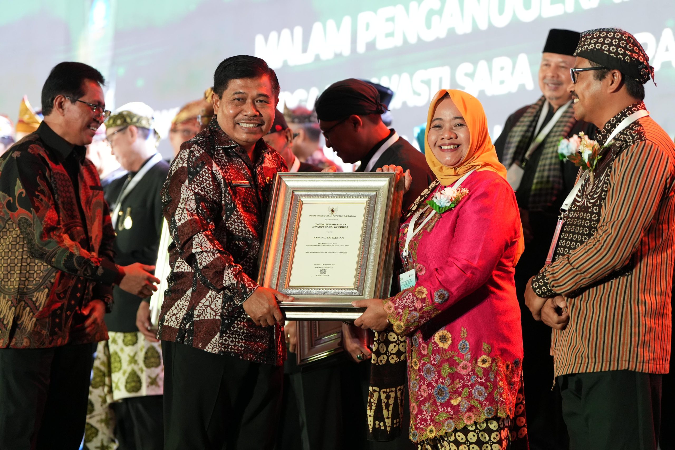 Sleman Terima Penghargaan Sebagai Kota Sehat