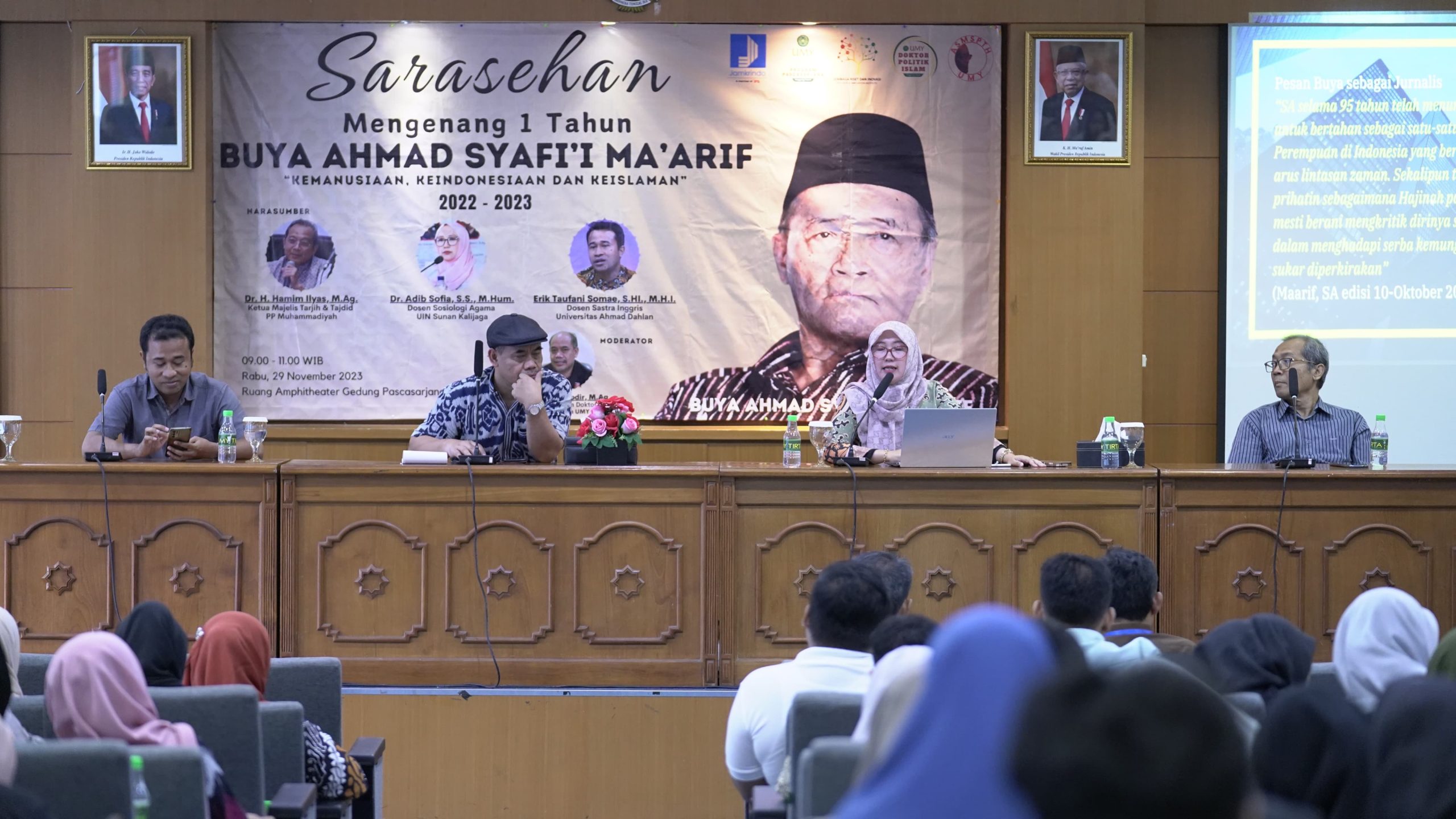 Kenang Satu Tahun Syafii Maarif, Pemikiran Buya Perlu Diwarisi