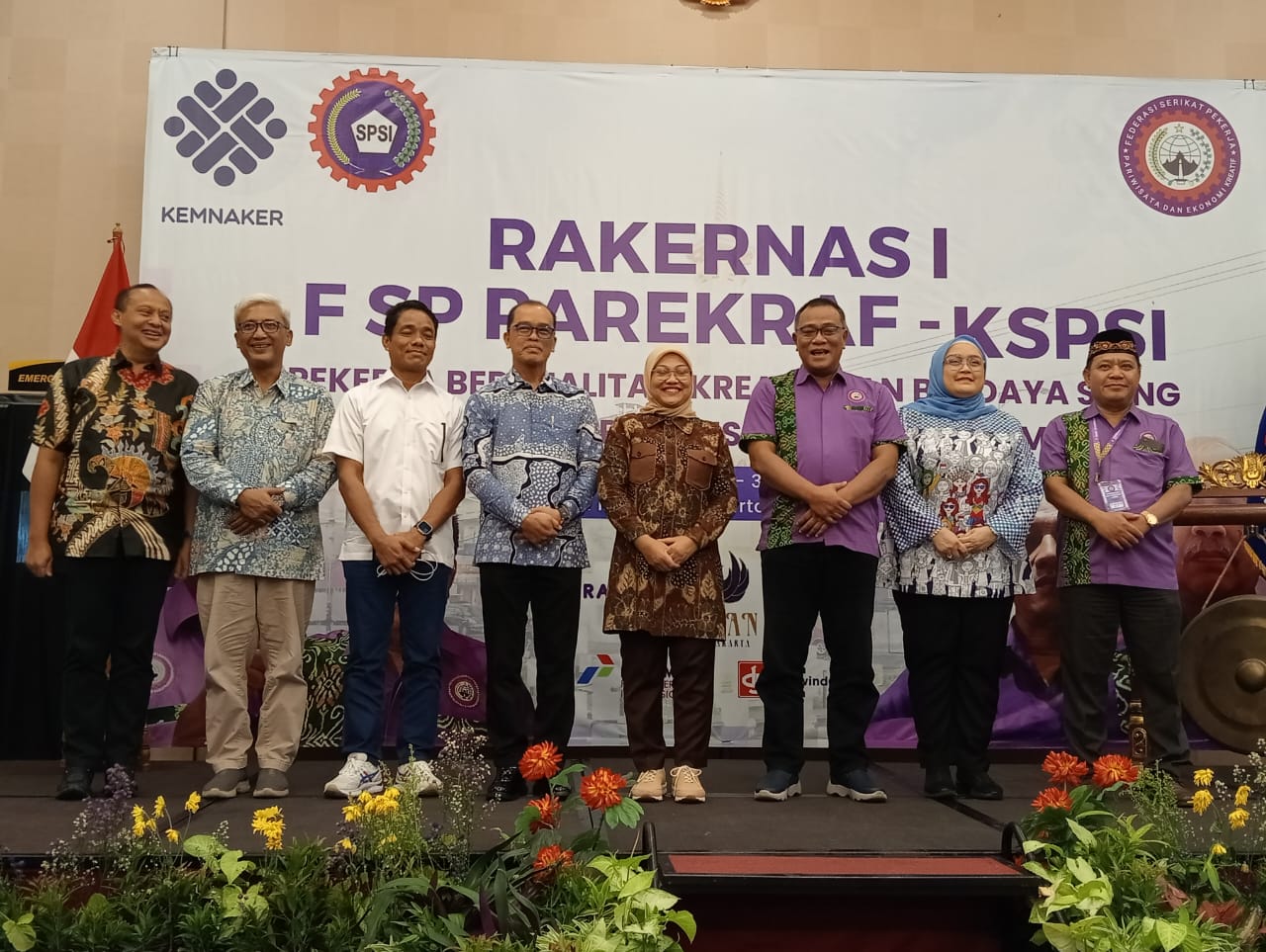 Buka Rakernas I FSP Parekraf-KSPSI di Yogyakarta, Menaker RI Sampaikan Ini