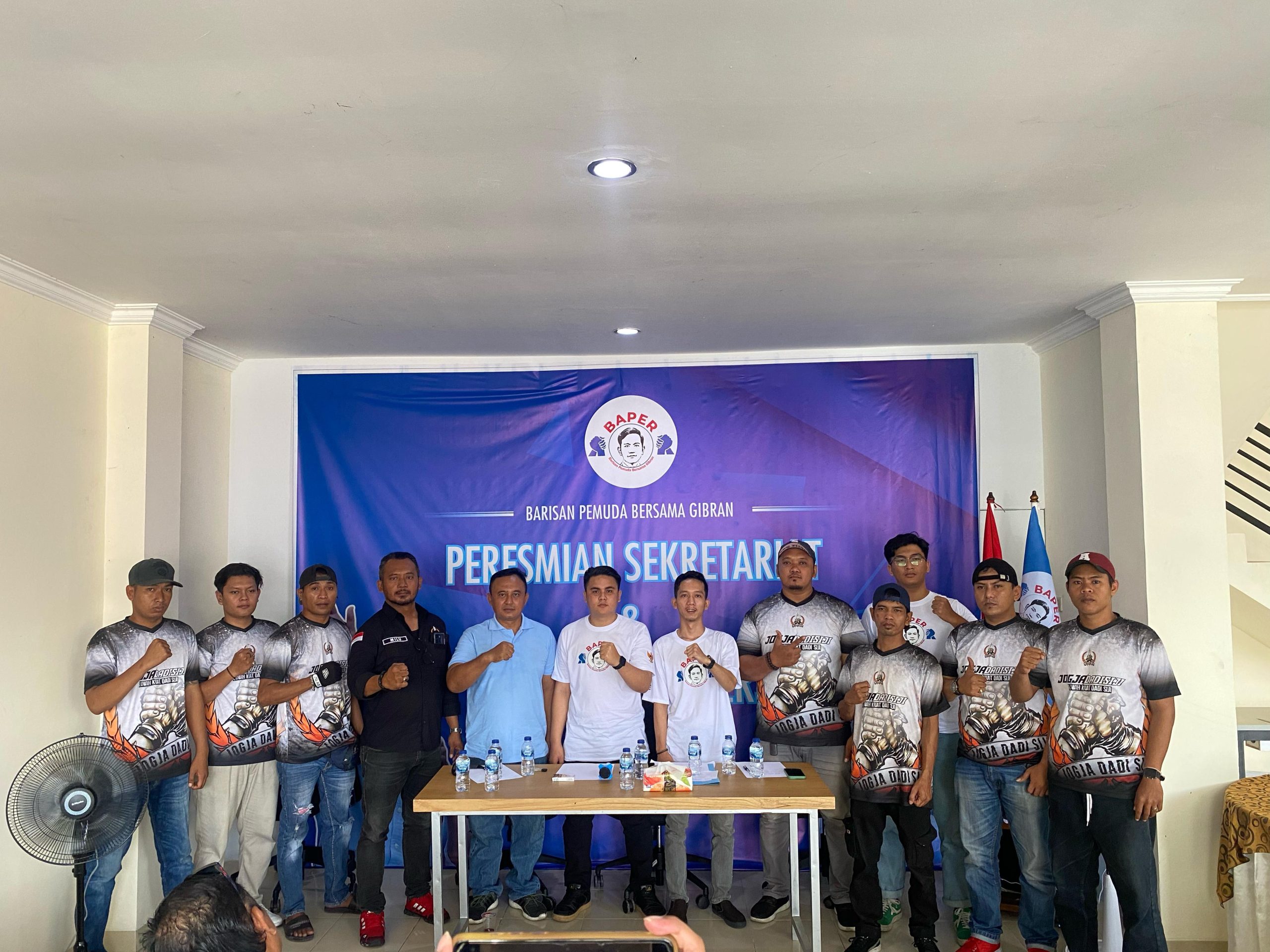 Barisan Pemuda Bersama Gibran Resmikan Kantor Sekretariat DPP