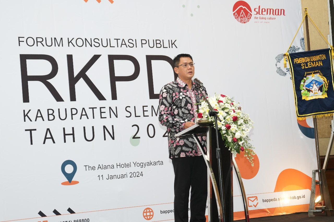 Wabup Sleman Buka Forum Konsultasi Publik RKPD