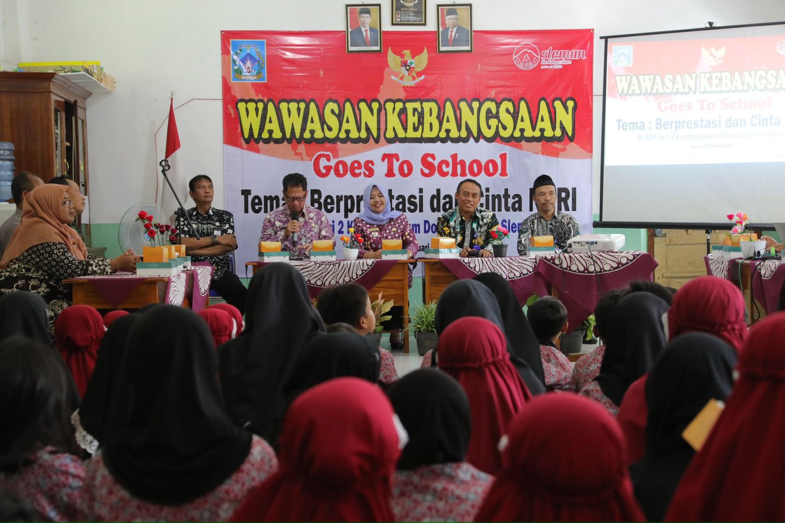 Bupati Sleman Beri Wawasan Kebangsaan Kepada Siswa SD