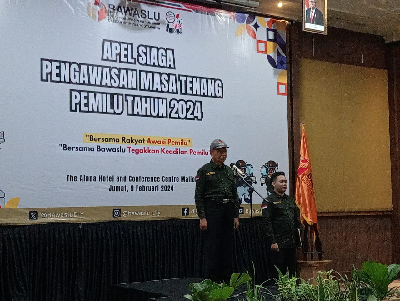 Meminimalkan Pelanggaran, Bawaslu DIY Gelar Apel Siaga Pengawasan Masa Tenang Pemilu 2024