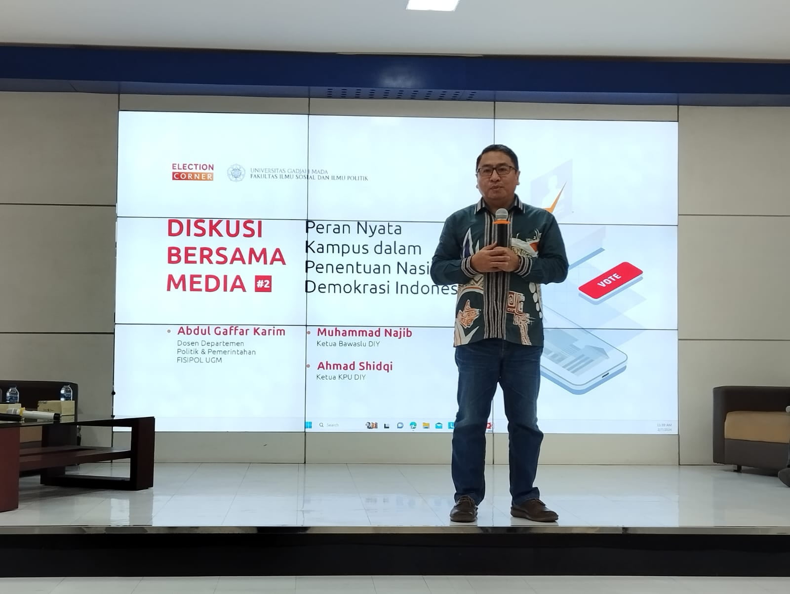 Fisipol UGM Dorong Mahasiswa Terlibat dalam Proses Pemilu
