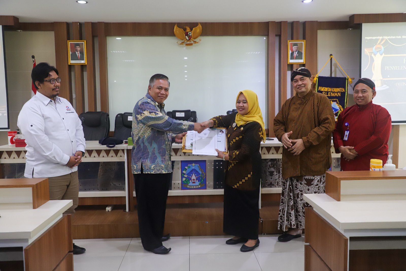 5 OPD Sleman Terima Penghargaan dari ORI DIY
