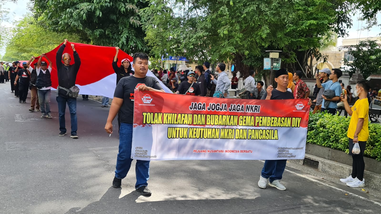 Aksi Kirab Merah Putih Tolak Khilafah dan Gema Pembebasan