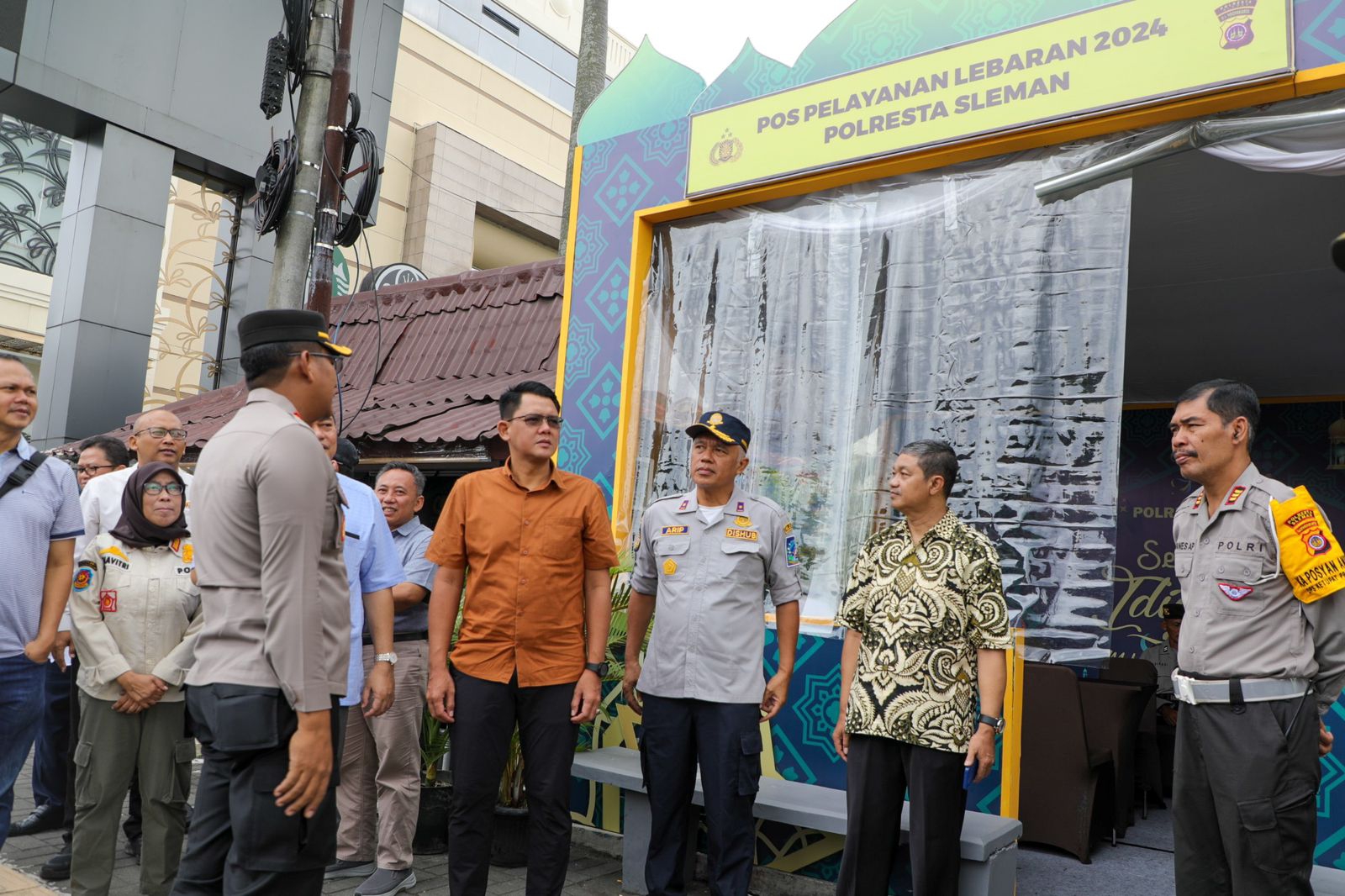 Wakil Bupati Pantau Pos Pengamanan Idul Fitri