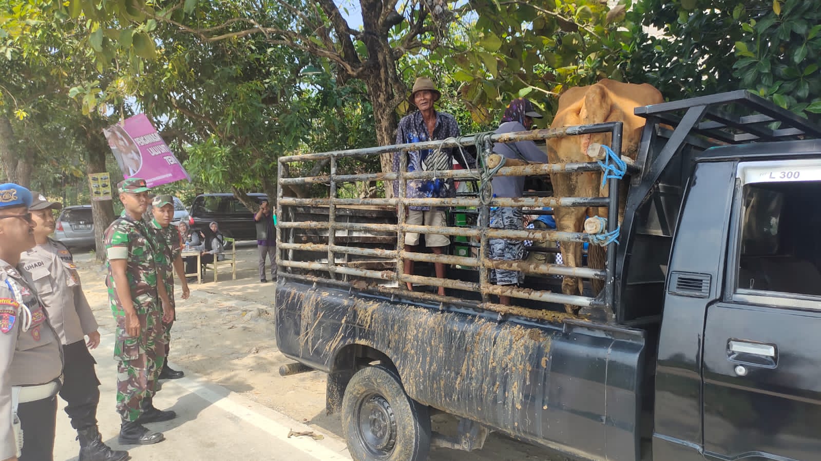 TNI, Polri dan Dinas Peternakan di Kabupaten Lamongan Bersinergi Cegah Penyakit Mulut dan Kuku pada Hewan Ternak