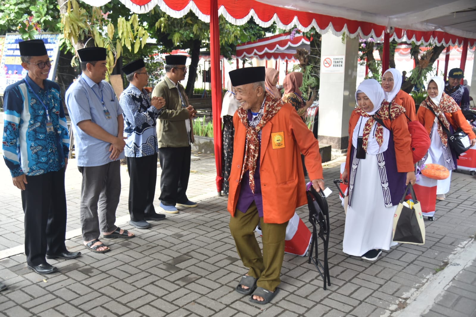 Kloter Pertama Calon Jamaah Haji Sleman Telah Diberangkatkan