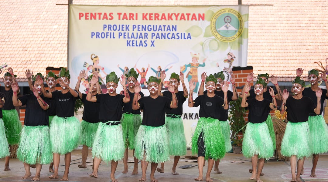 Kegiatan P5, SMKN 3 Yogyakarta Gelar Panen Karya Tarian Nusantara