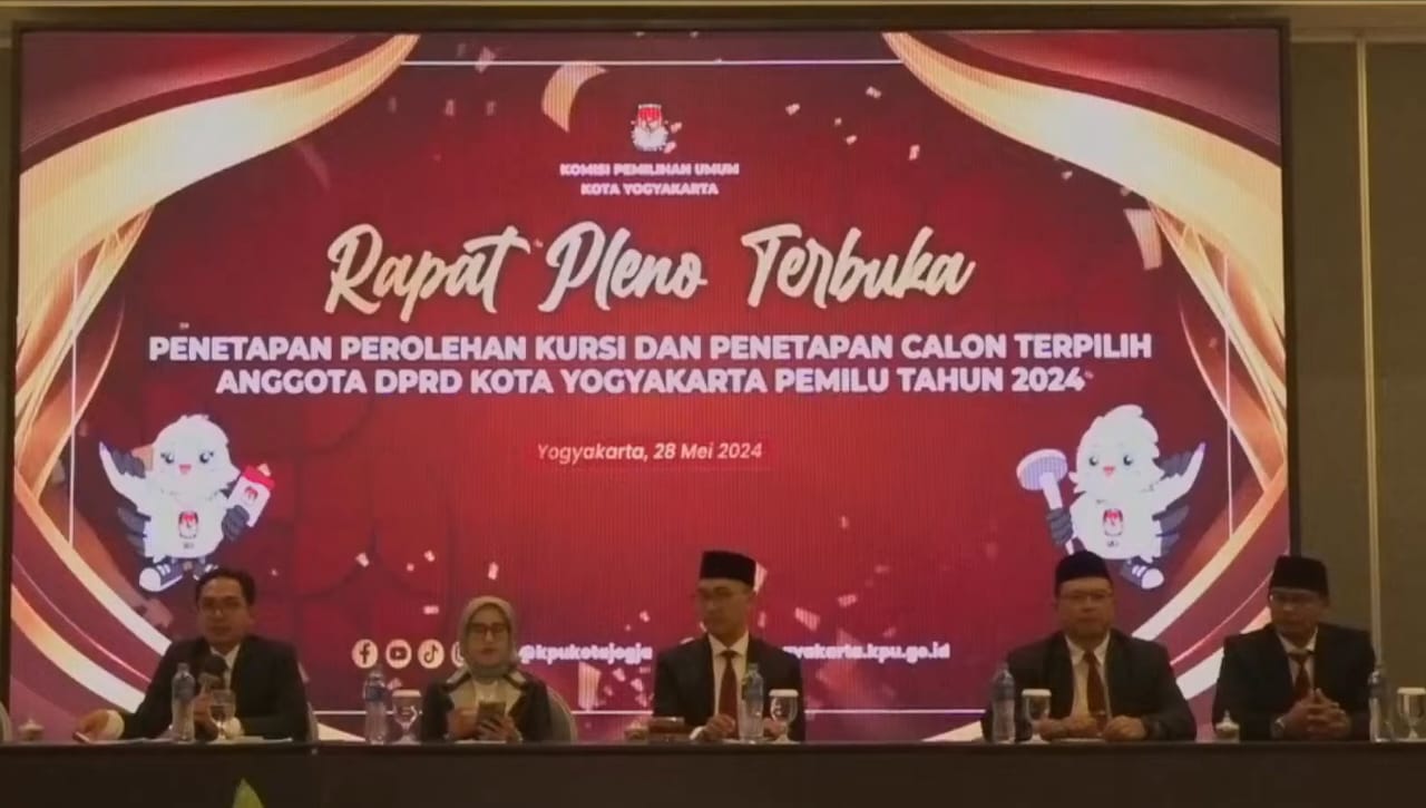40 Anggota DRPD Terpilih Resmi Ditetapkan KPU Kota Yogyakarta