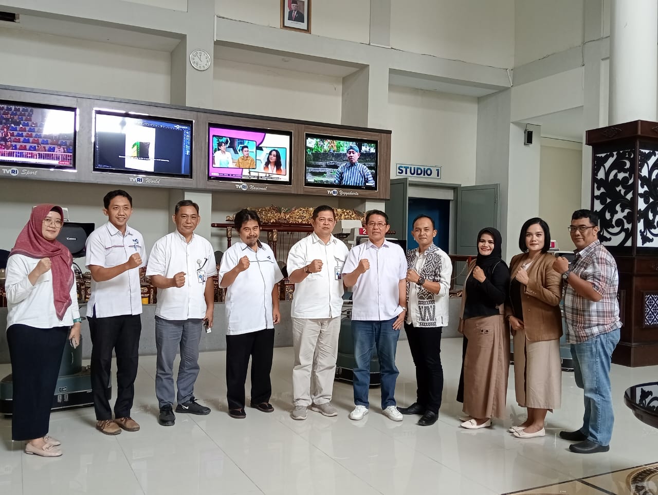 Pengurus BPD Pusparekraf Sleman Kunjungi TVRI Jogja, Sampaikan Visi dan Misi