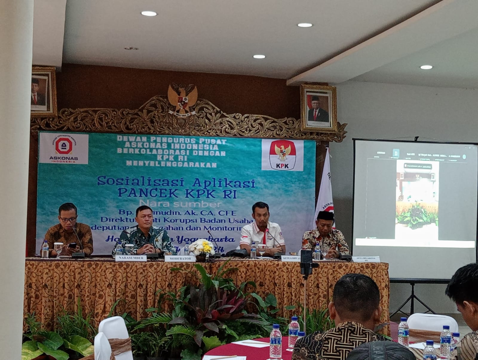 Anggota Askonas DIY dan Jateng Terima Sosialisasi Aplikasi Pancek KPK RI