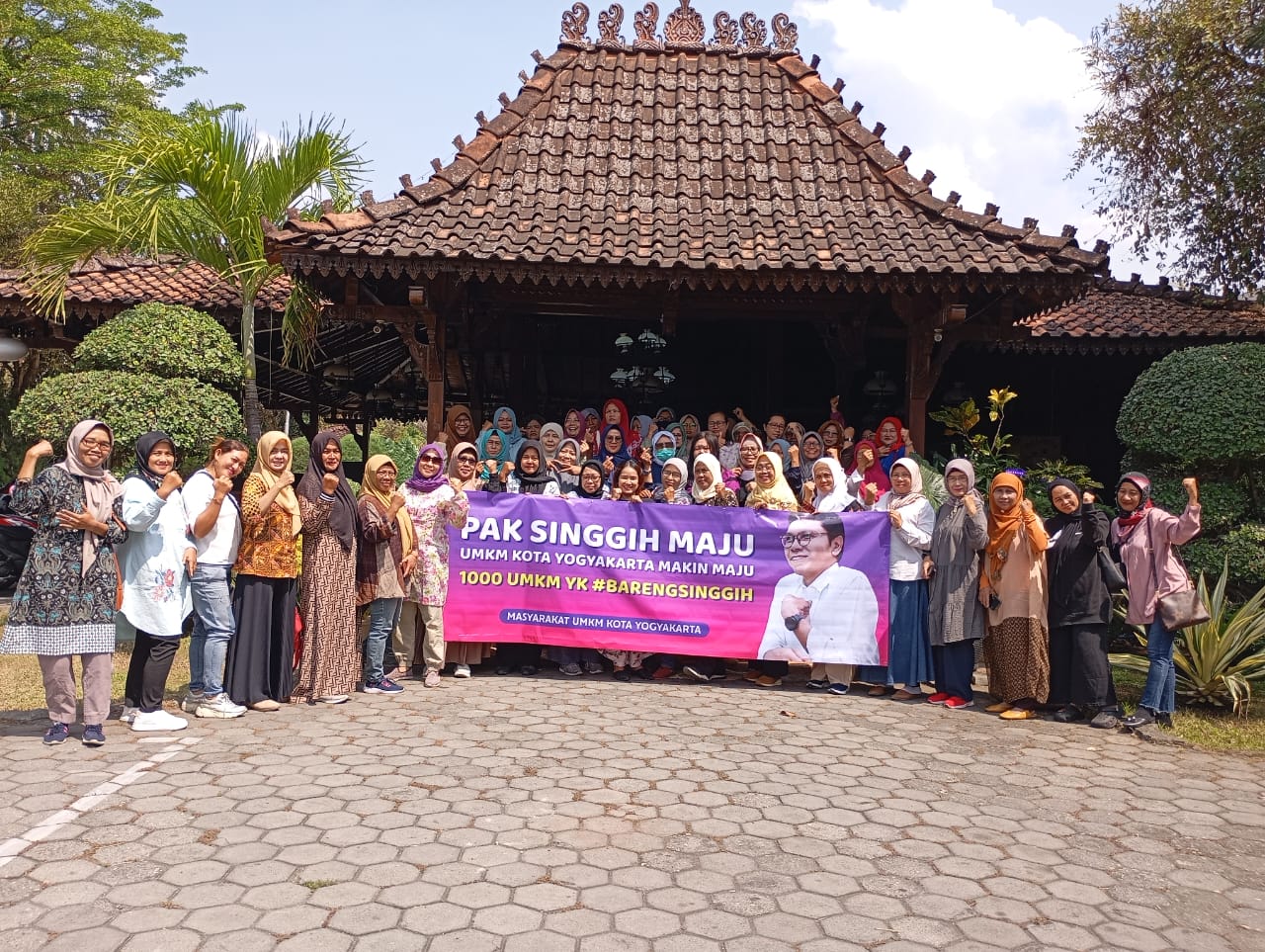 Giliran Pelaku UMKM Deklarasi Dukung Singgih, Optimis Maju di Pilkada Kota Jogja 2024