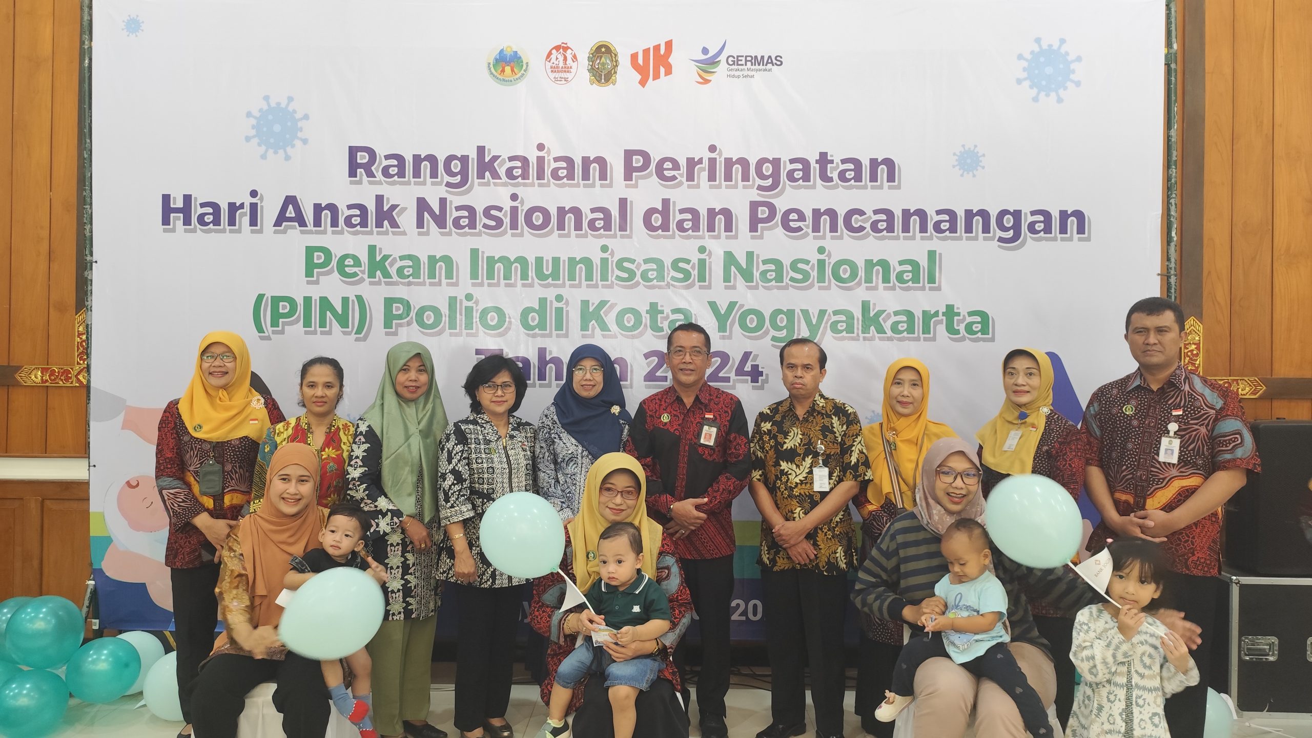 Pekan Imunisasi Polio Nasional Kota Jogja Sasar 30.702 Anak Penyelenggaraan Pekan Imunisasi Nasional (PIN) Polio di Balai Kota Jogja, Selasa, 23 Juli 2024 (foto: Deny Hermawan/Bernas.id)