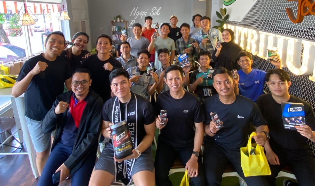 Workout With L-Men Digelar Untuk Rayakan PON XXI 2024 Workout with L-Men di Kota Jogja (foto: ist)