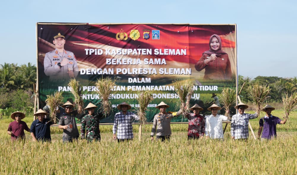 Dari Lahan Tidur 22 Hektar, Mampu Dihasilkan 8,8 Ton Padi Per Hektarnya