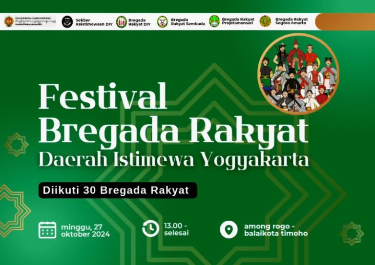 30 Bregada Rakyat Akan Padati Jalan Kenari Yogyakarta