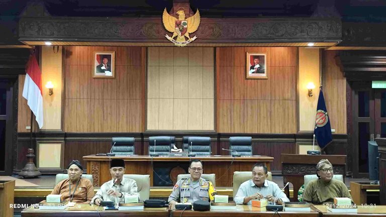 Begini Kesiapan DIY Dalam Menghadapi Libur Akhir Tahun Sarasehan terkait pengamanan Natal 2024 dan Tahun Baru 2025 di DPRD DIY (foto: Deny Hermawan)