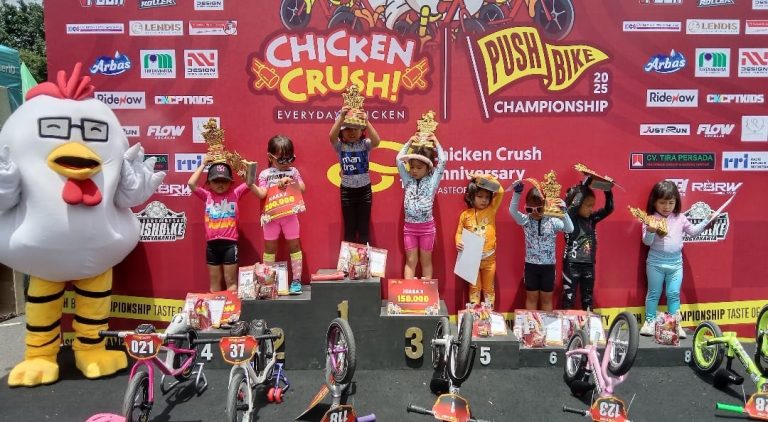 Sambut HUT ke-8, Chicken Crush Push Bike Championship 2025 Digelar di Stadion Mandala Krida