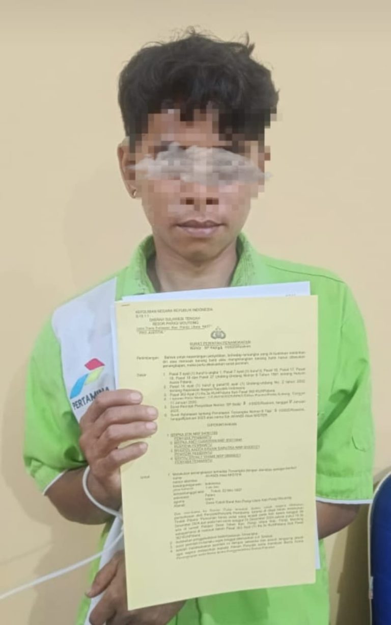Polisi Selidiki Komplotan Pencuri Beras di Parigi, Satu Tersangka Tertangkap Berkat Rekaman CCTV Terduga Pelaku Pencurian Beras di Parigi Moutong
