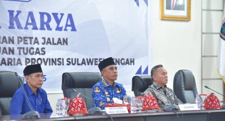 Pelaksanaan Lokakarya Satgas Penyelesaian Konflik Agraria di Sulteng ( FOTO : ISITIMEWA)