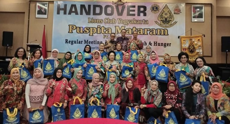 Handover Lions Club Yogyakarta Puspita Mataram FY 2025-2026