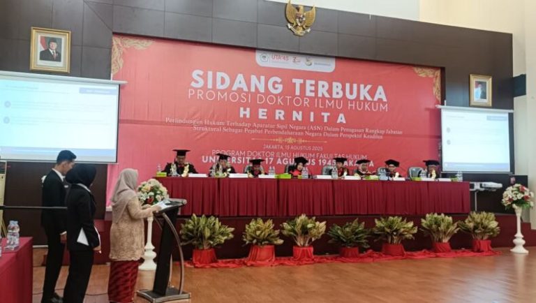 Pertahankan Disertasi, Hernita Angkat Isu Perlindungan ASN Rangkap Jabatan