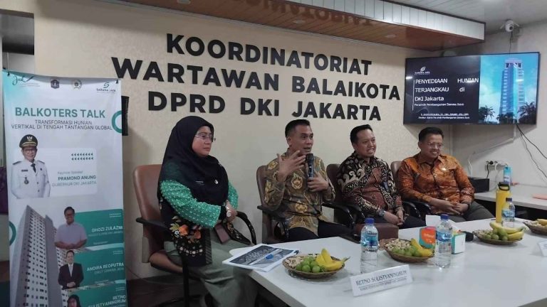 Sampaikan Pesan Gubernur, Chico: Jakarta Bersaing dengan Kota Global Tekankan Pentingnya Hunian Layak