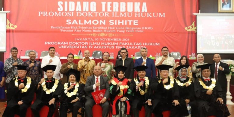 Salmon Sihite Angkat Isu Perlindungan Hukum Atas HGB Badan Hukum yang Telah Pailit
