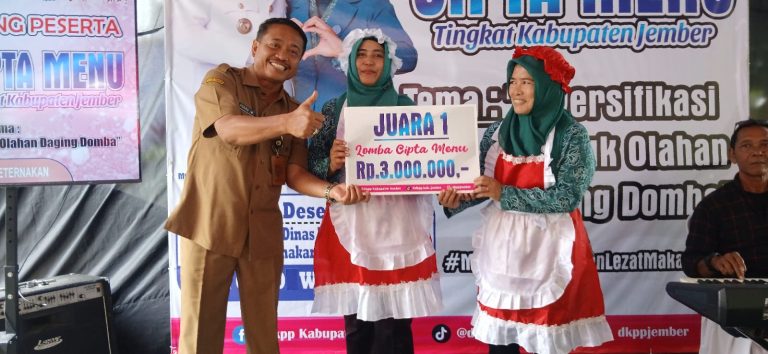 Menu Sushi dan Dimsum Juarai Lomba Cipta Menu Berbahan Dasar Daging Domba Tingkat Kabupaten Jember