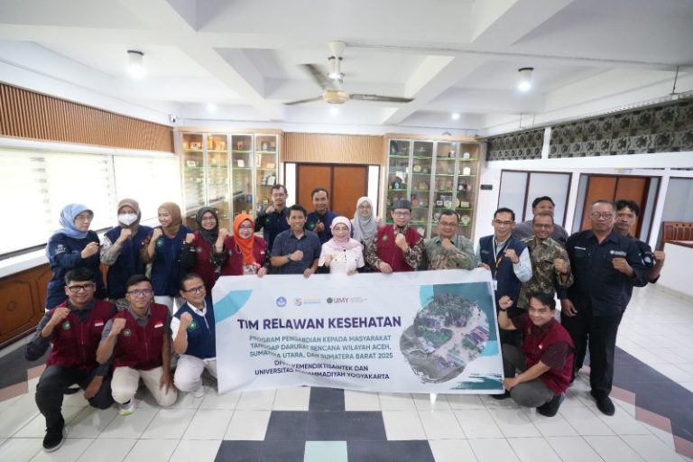 UMY Kirim Tenaga Kesehatan ke Sumatera dalam Masa Bencana