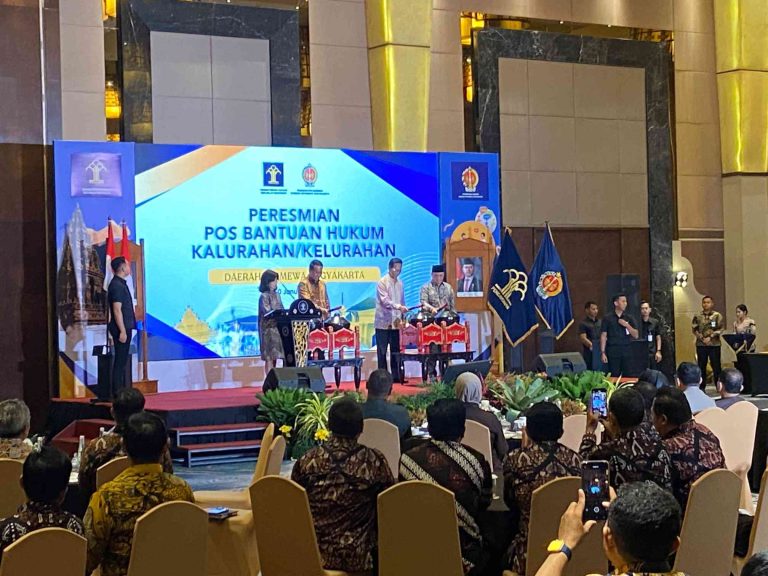 100 Persen Kelurahan di DIY Siap Hadirkan Keadilan Bagi Masyarakat Melalui Pos Bantuan Hukum