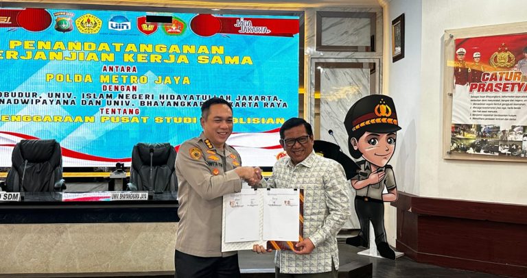 Polda Metro Jaya Tunjuk Universitas Borobudur Sebagai Pusat Studi Kepolisian di Jakarta