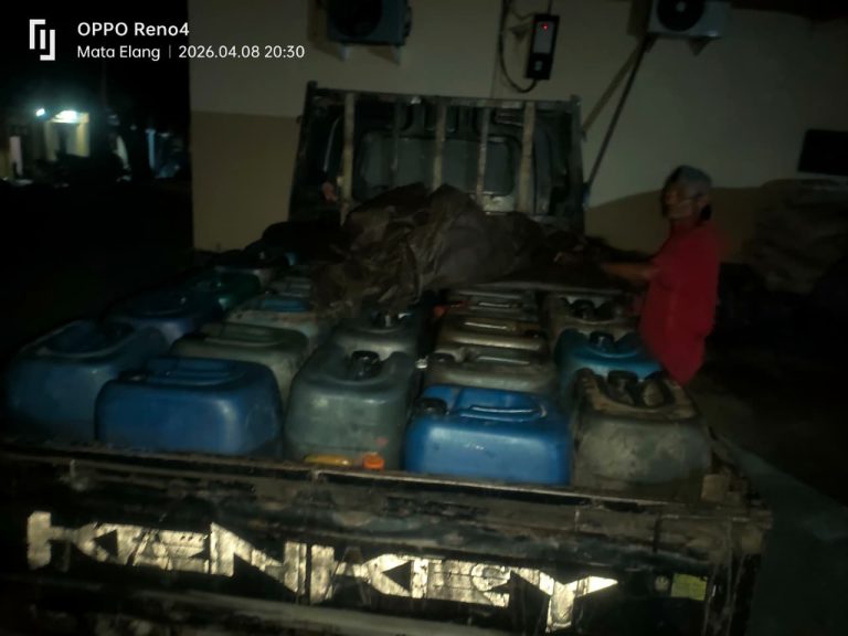 Ribuan BBM Subsidi Diamankan Polda Sulteng di Donggala (Foto : Istimewa)