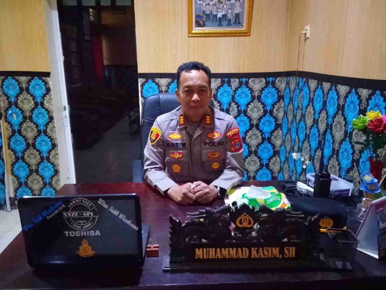 Kapolsek Palu Selatan, AKP Muhammad Kasim, SH. (Foto : R. NUR)