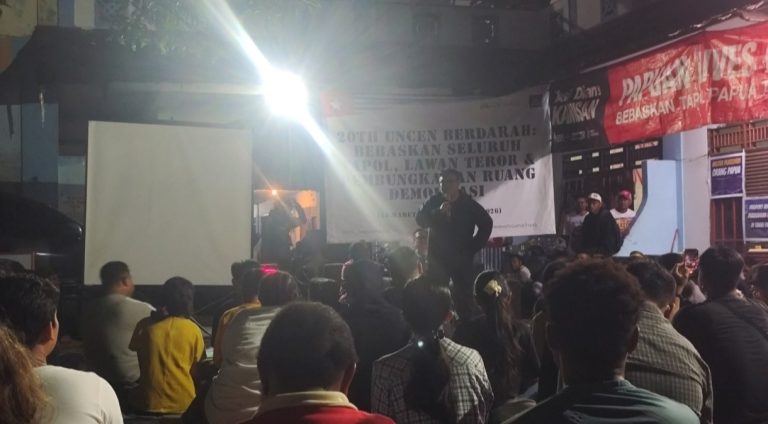 Diskusi usai pemutaran film “Pesta Babi” di Jogja, Jumat (17/4/2026) - (foto: Deny Hermawan)