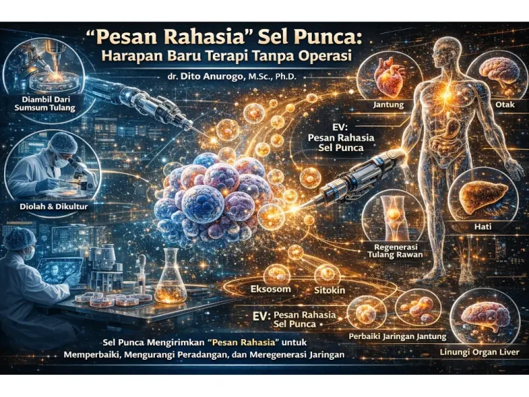 “Pesan Rahasia” Sel Punca: Harapan Baru Terapi Tanpa Operasi